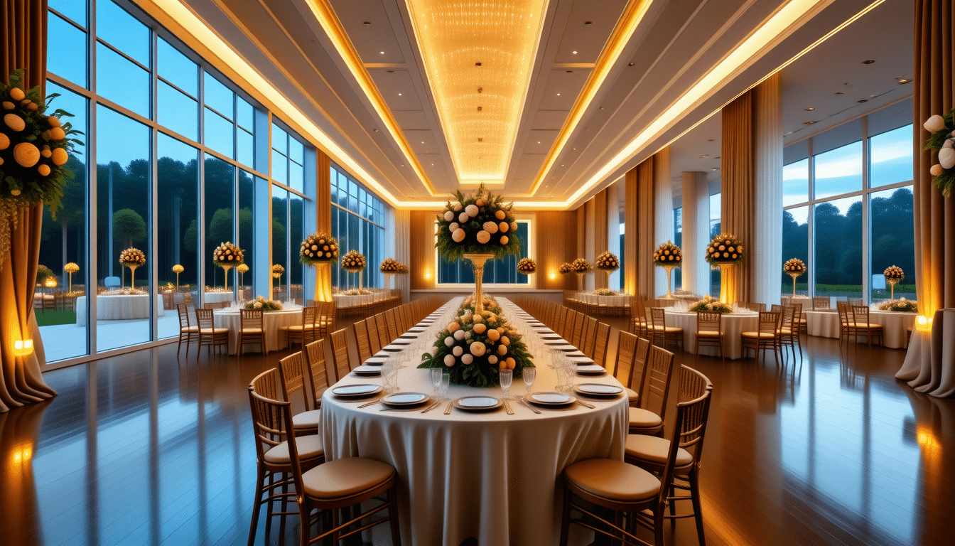 Créer un look de soirée pour une salle vide